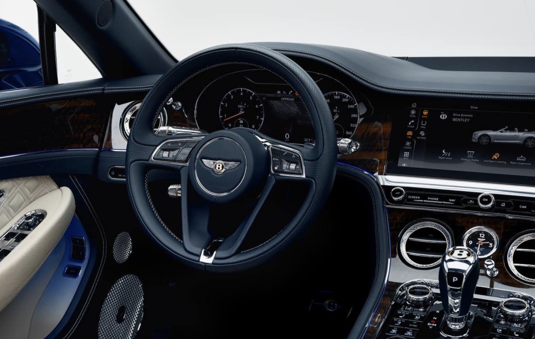 Bentley GTC кабриолет interior details