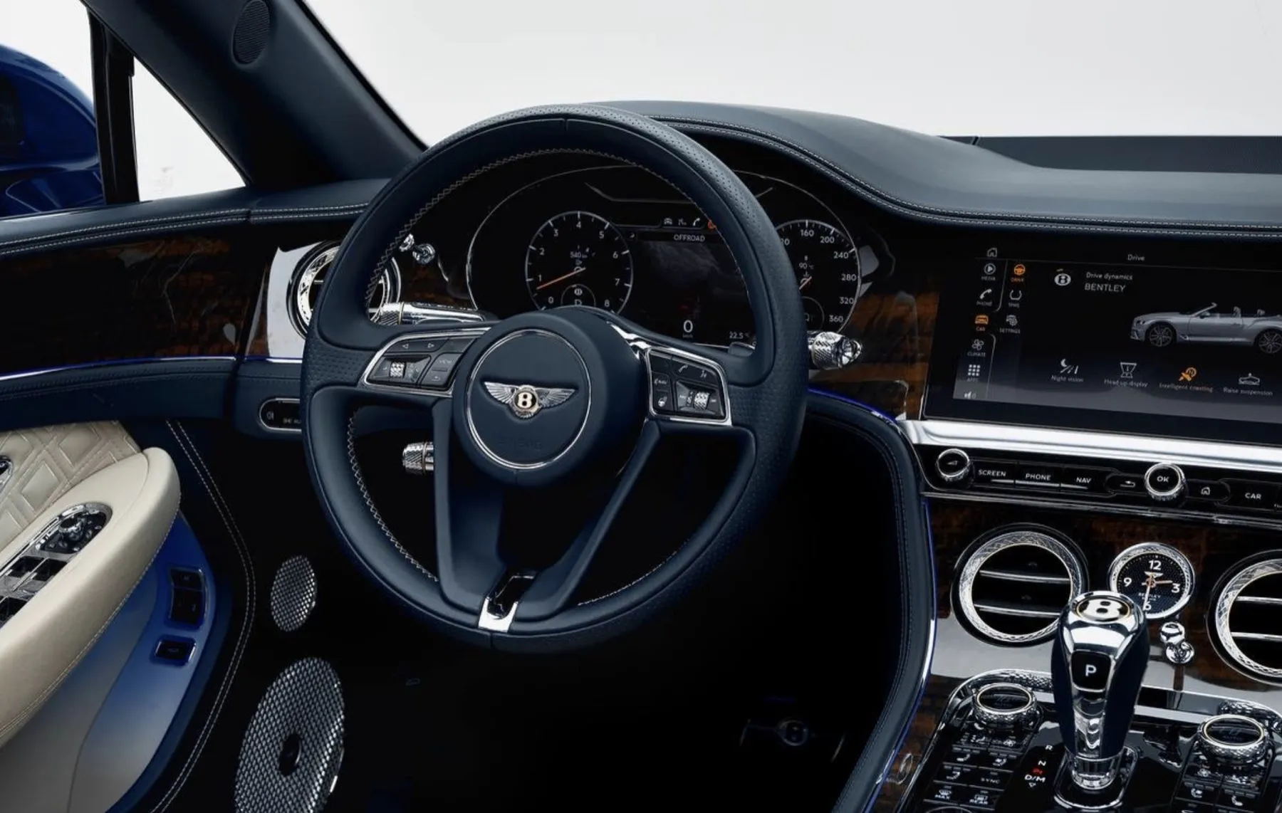 Bentley GTC кабриолет interior details