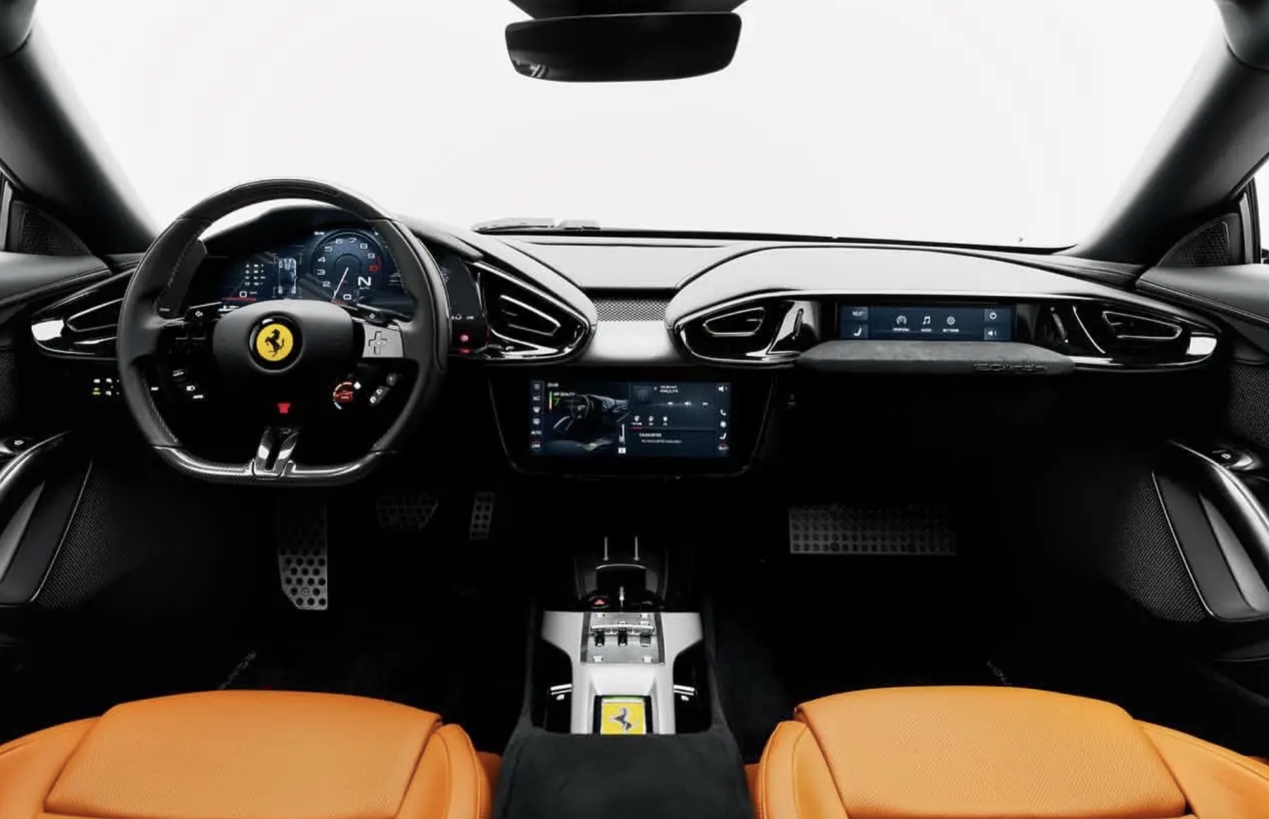 Ferrari 12 Cilindri кокпит details