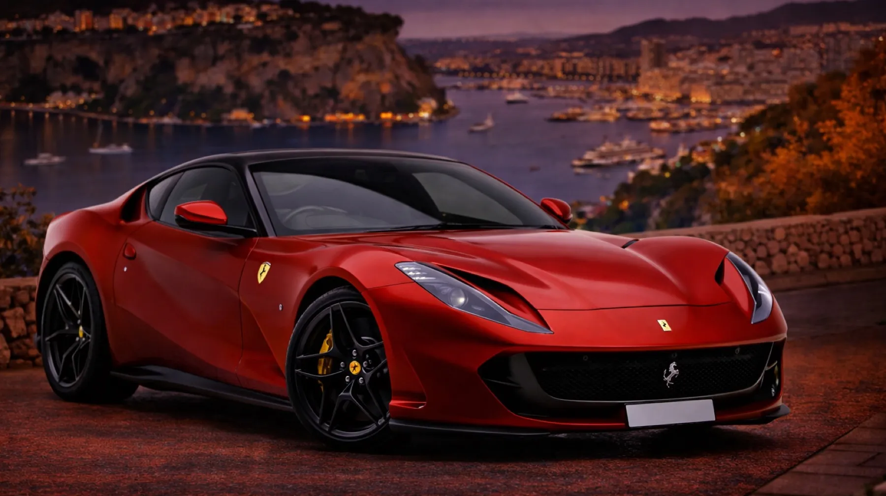 Ferrari 812 Superfast rental card
