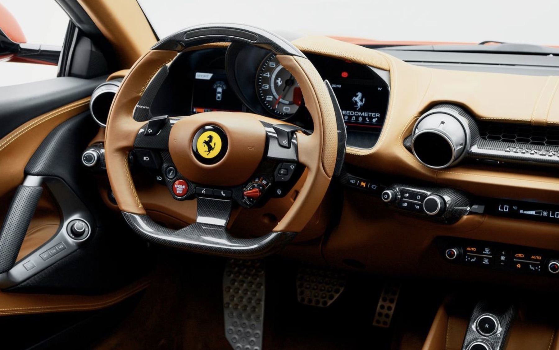 Ferrari 812 Superfast кокпит details