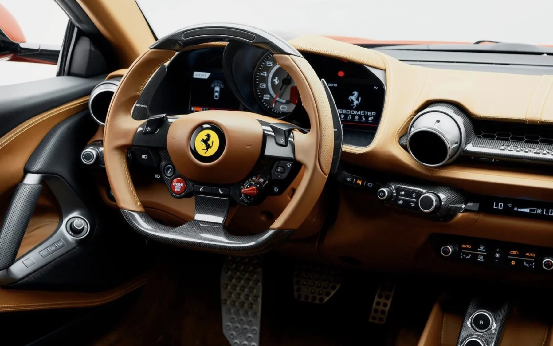 Ferrari 812 Superfast кокпит details