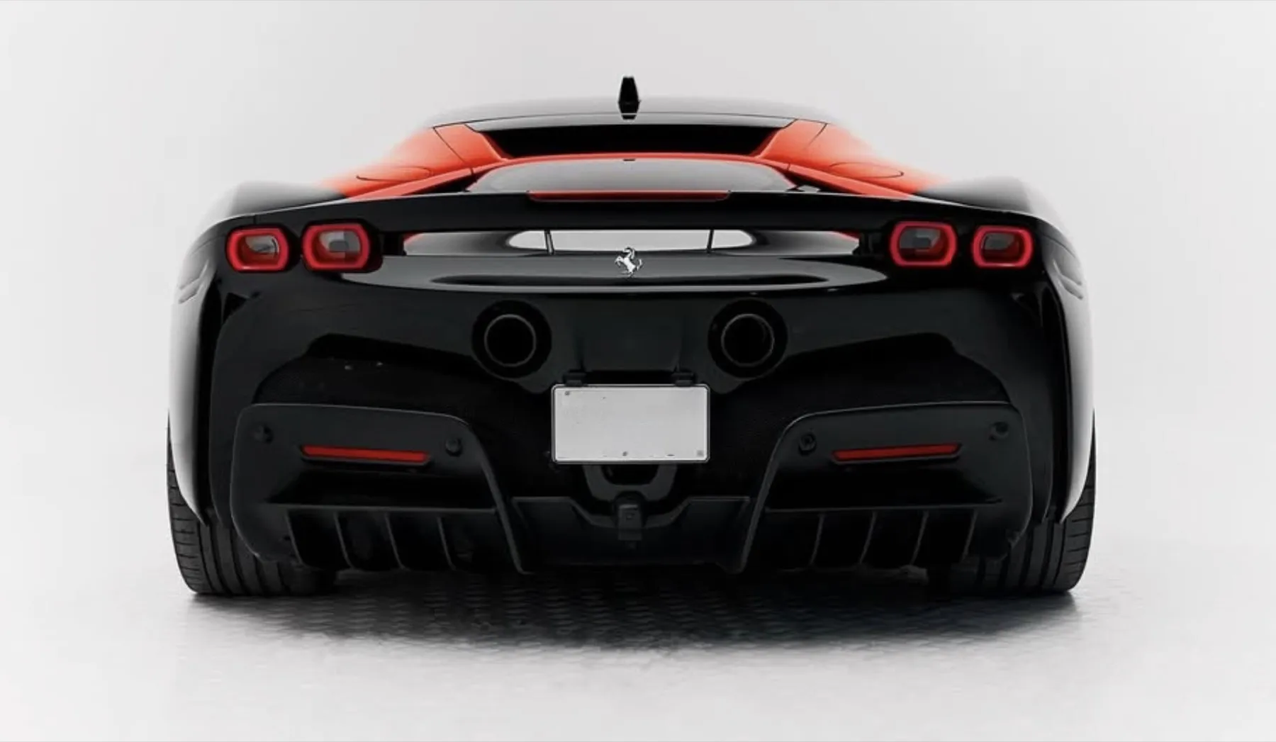 Ferrari SF90 Red interior details