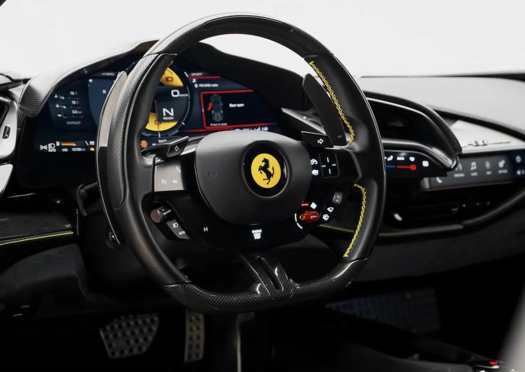 Ferrari SF90 Red seats
