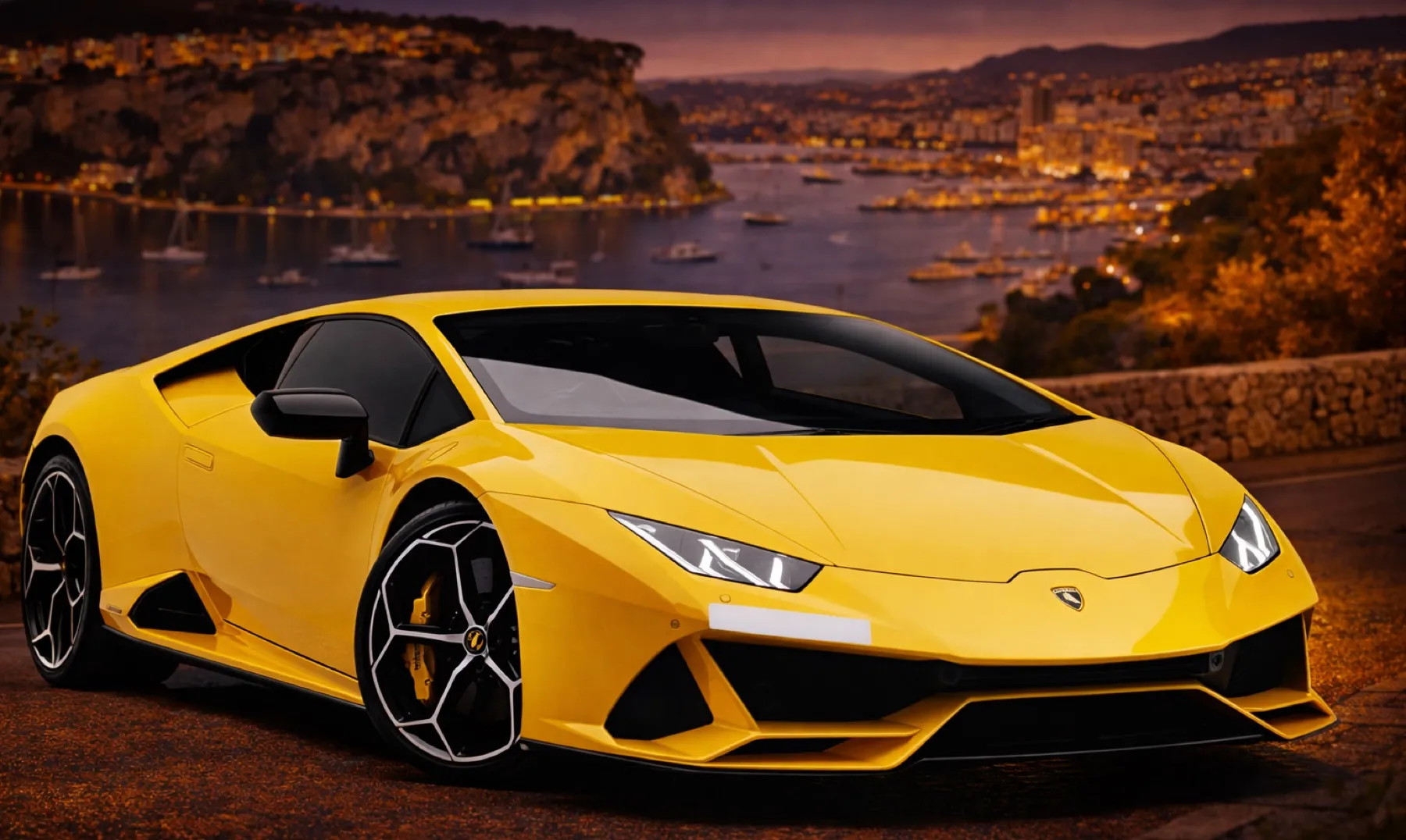 Lamborghini Huracan Evo купе rental card
