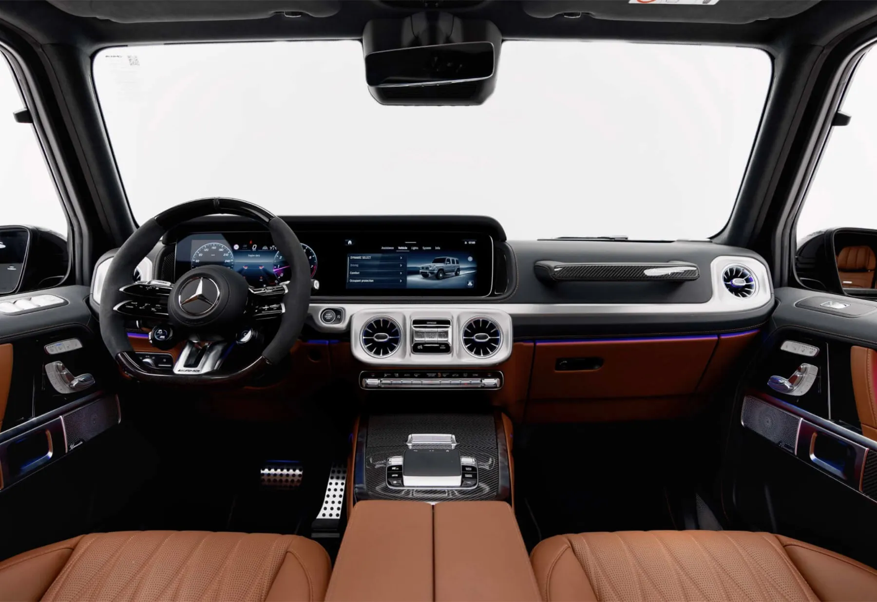 Mercedes G63 2026 dashboard view