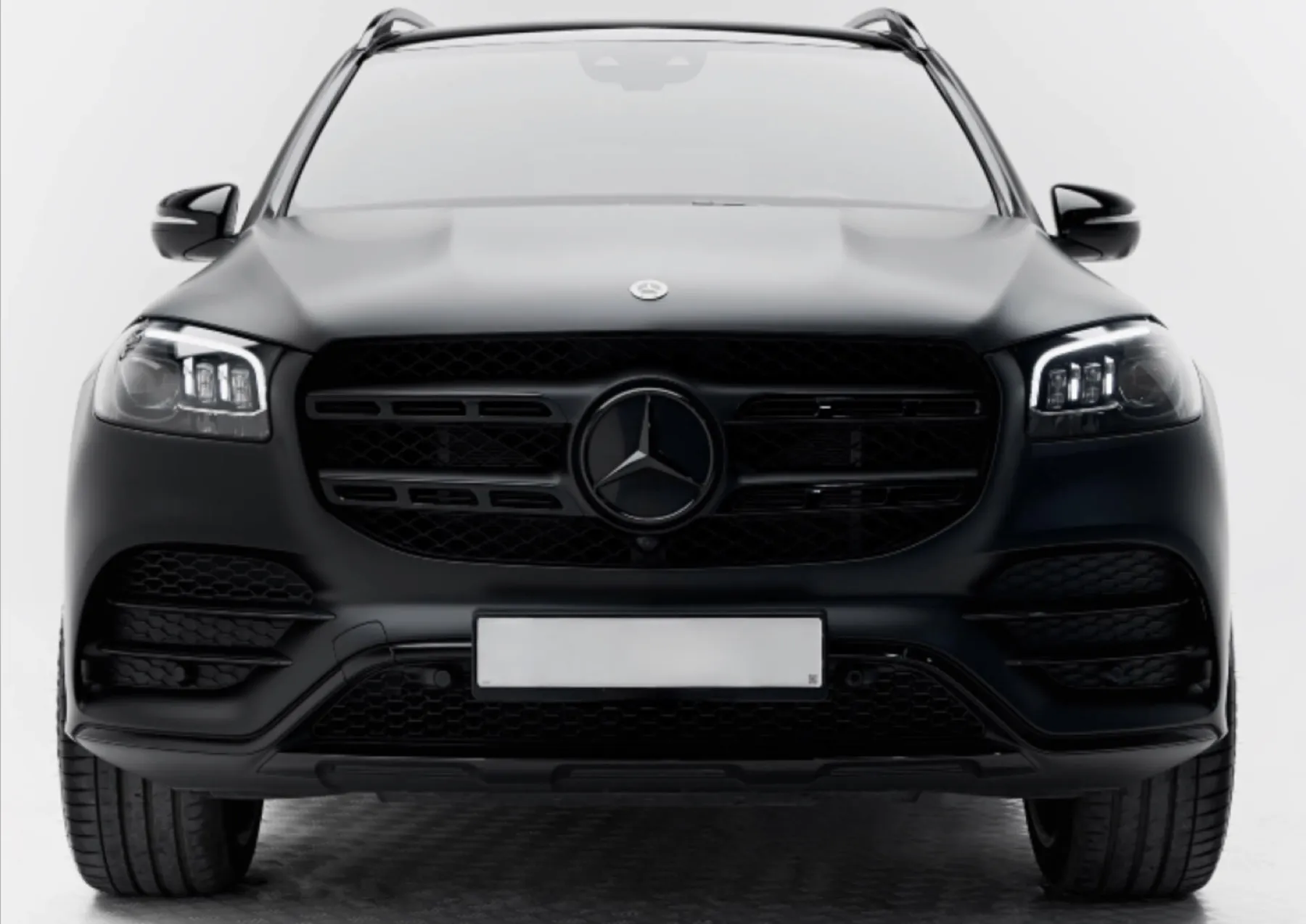 Mercedes GLS450 front view