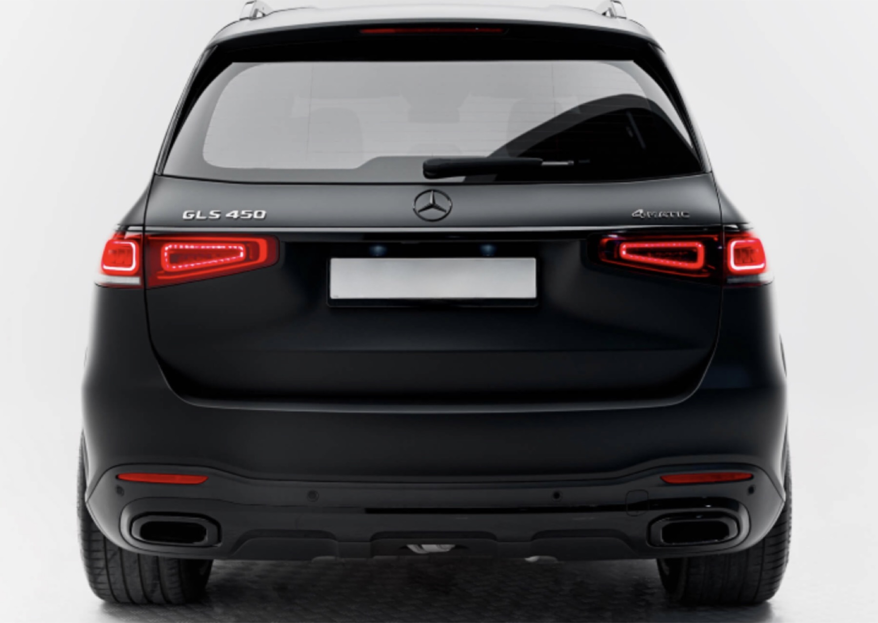 Mercedes GLS450 rear view