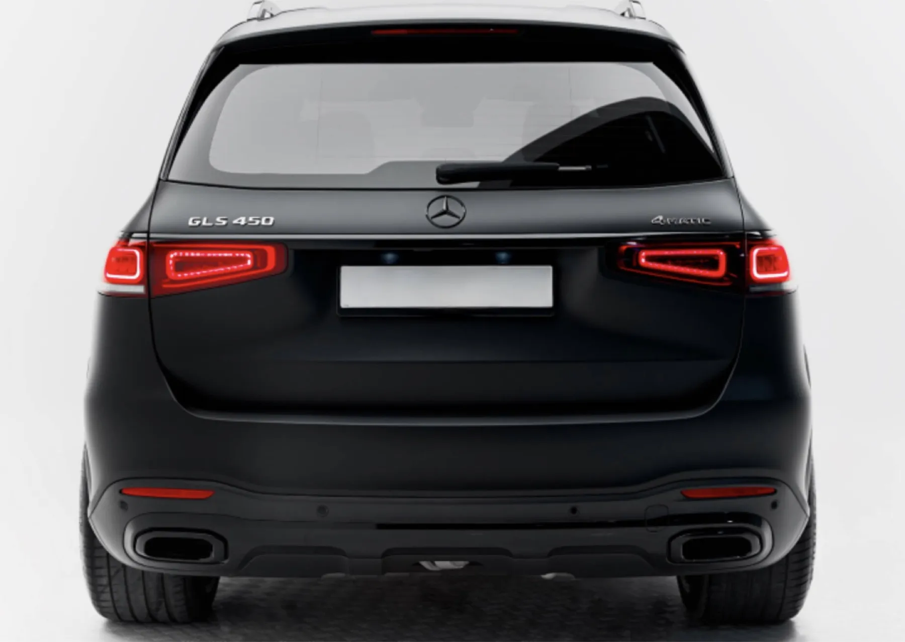 Mercedes GLS450 rear view