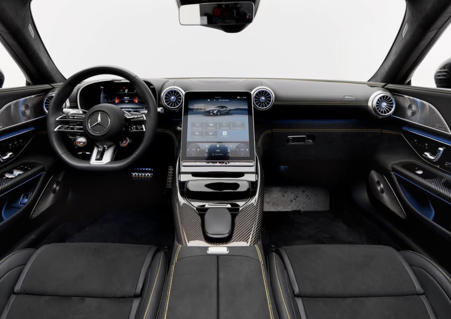 Mercedes-Benz SL63 кокпит view