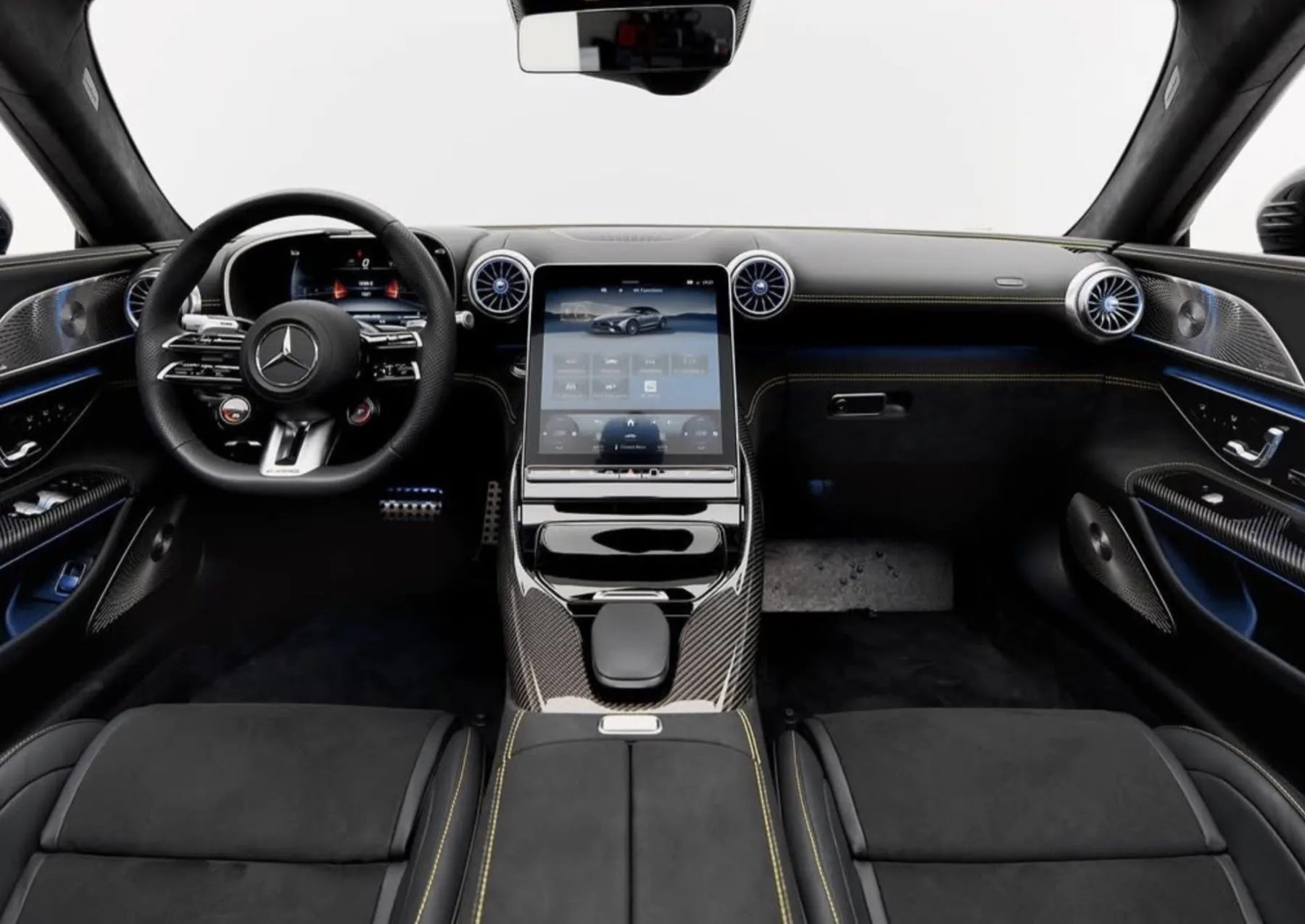 Mercedes-Benz SL63 кокпит view