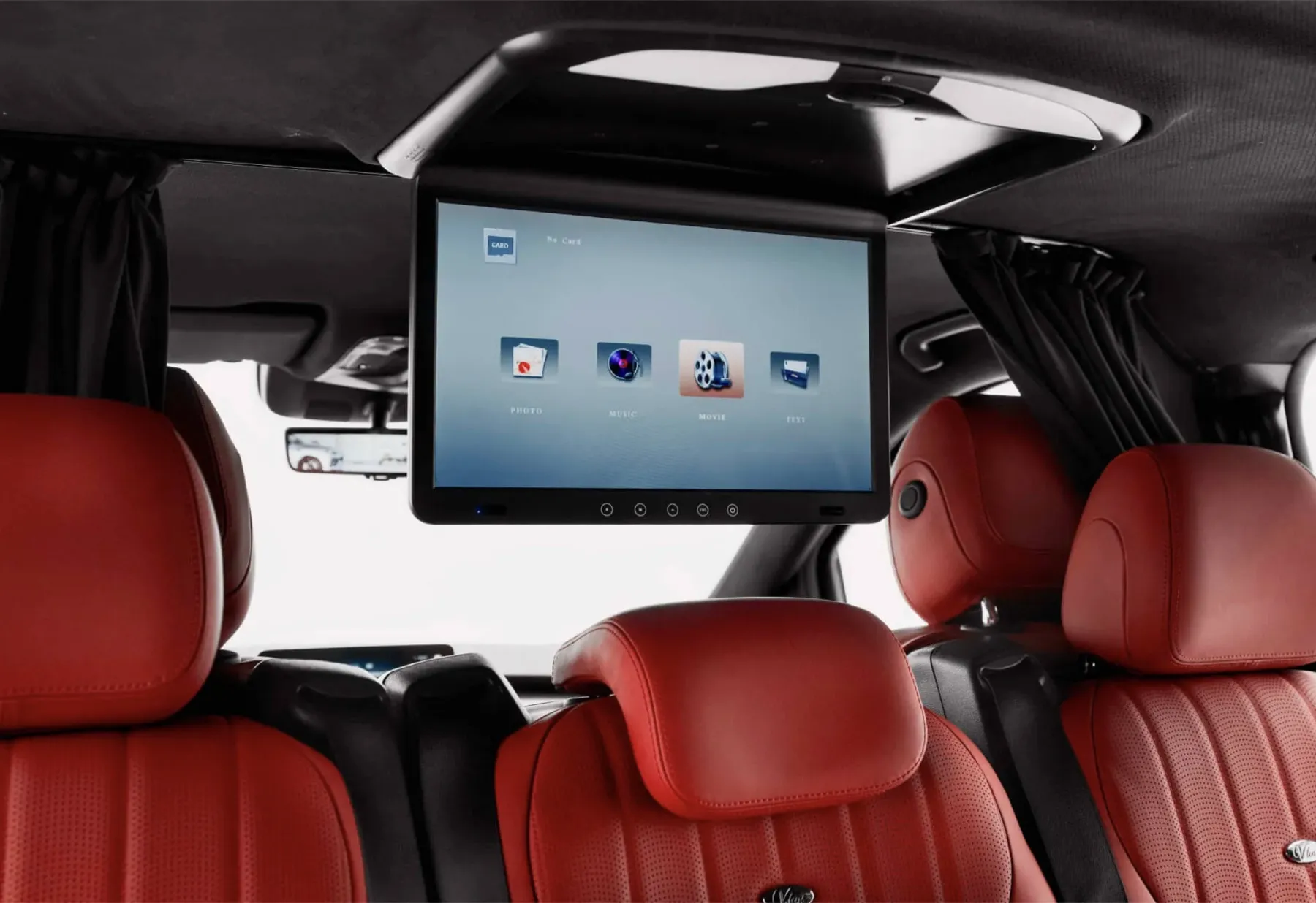 Mercedes V-Line Falcon Edition entertainment display