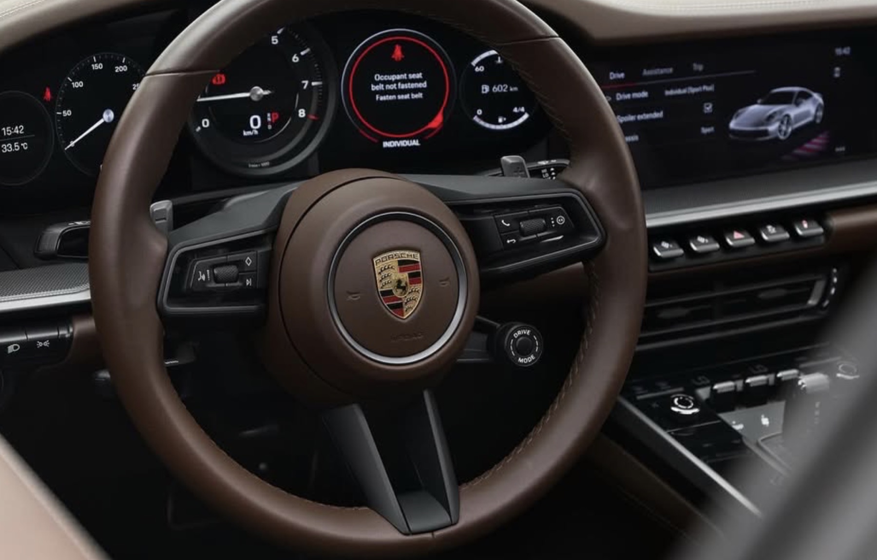 Porsche 911 Carrera Experience кокпит and controls