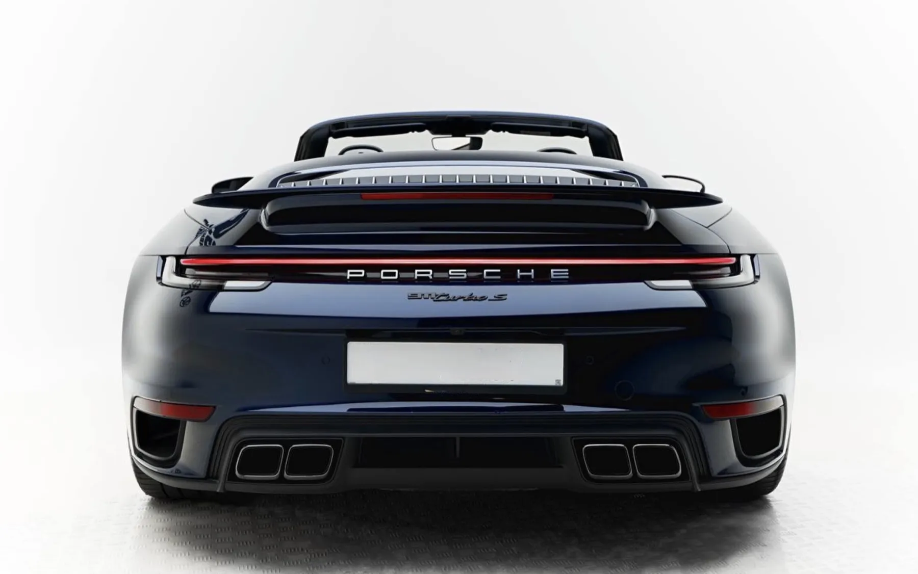 Porsche 911 Turbo S Spyder side profile