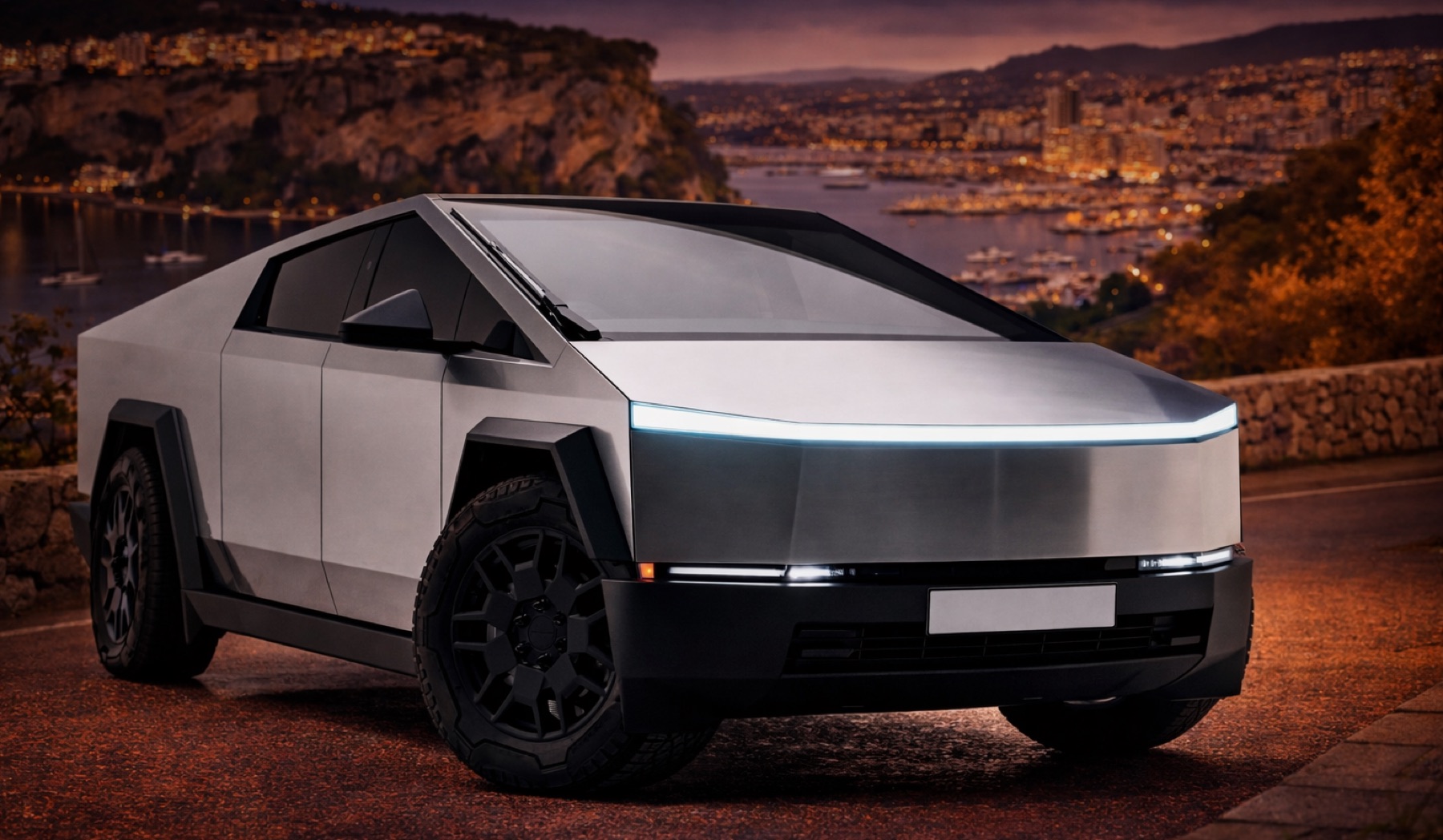 Tesla Cyberbeast rental card