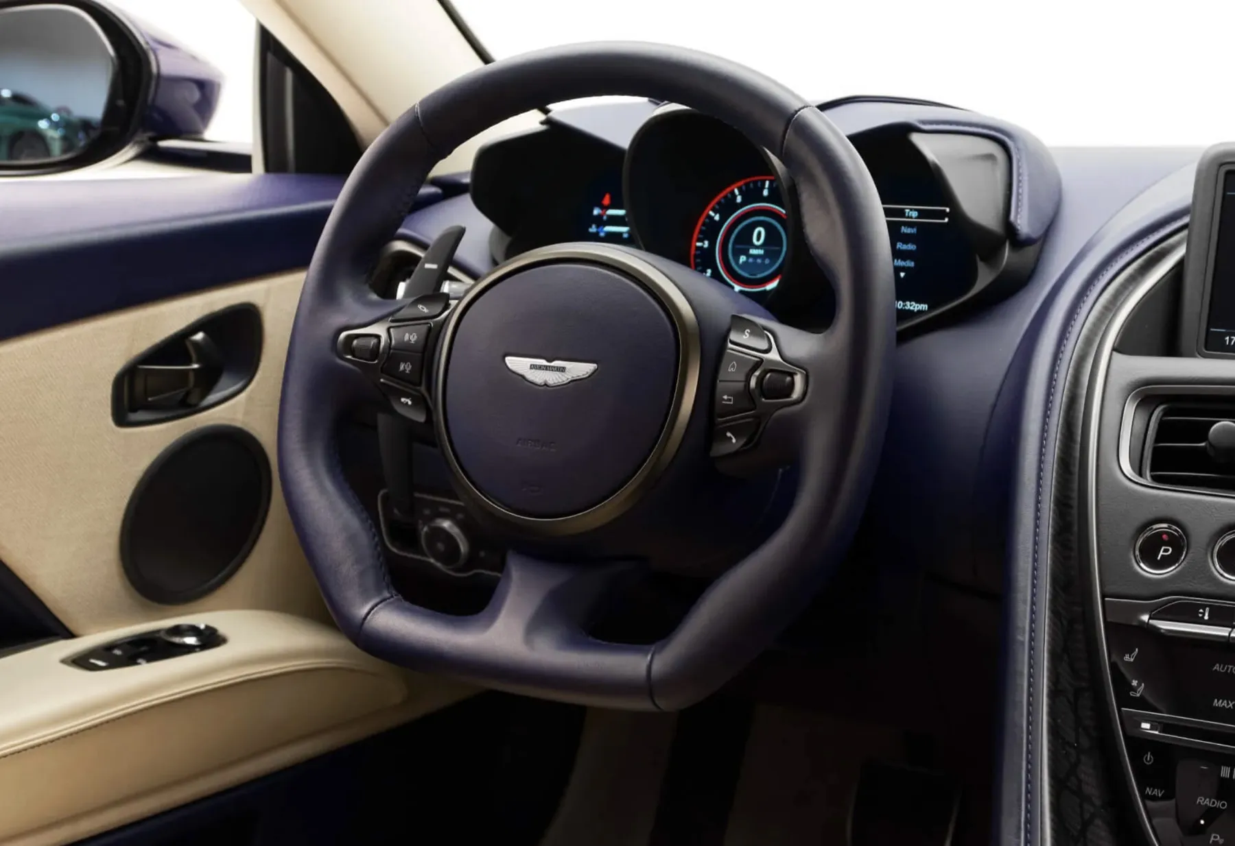 Aston Martin DBS seats view
