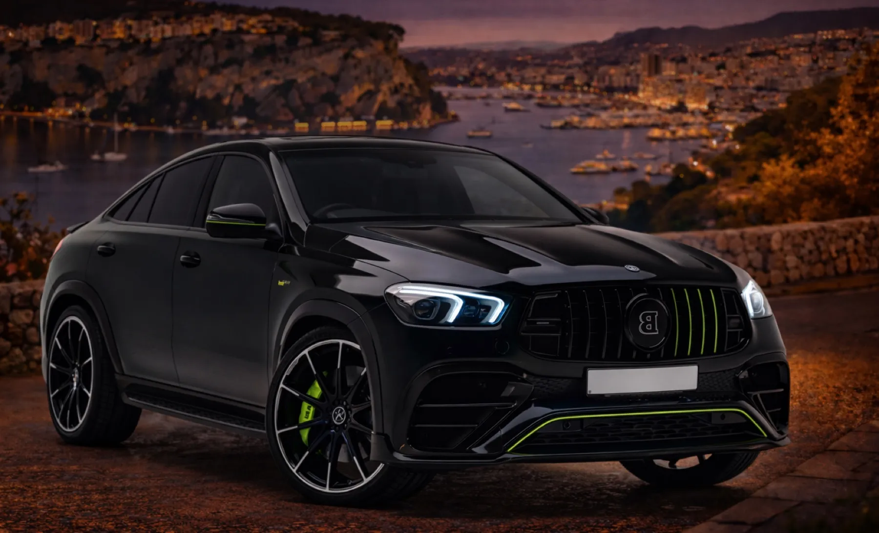 Mercedes GLE Brabus rental card