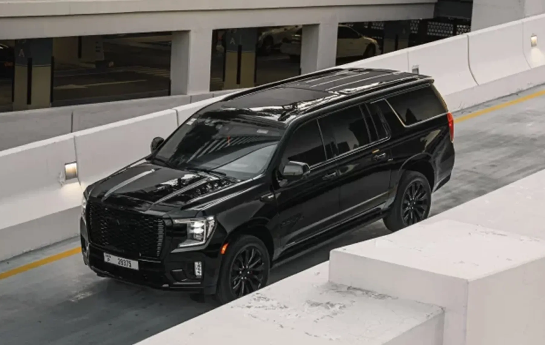 GMC Yukon Denali interior view