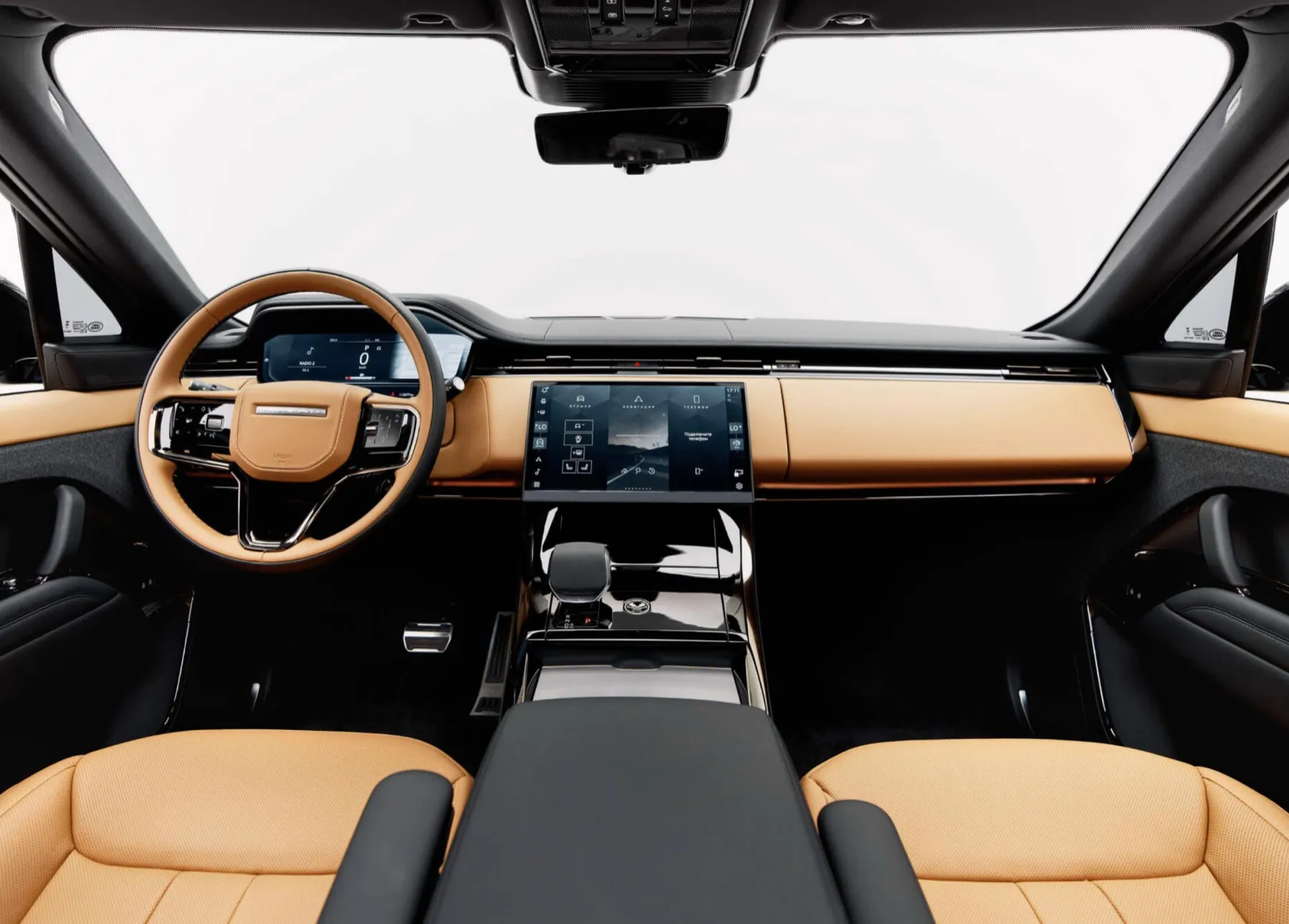 Range Rover Sport dashboard view